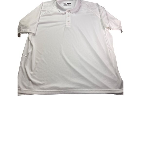 5.11 Tactical Mens White Polo Shirt Short Sleeve Size 2XL - Picture 3 of 9